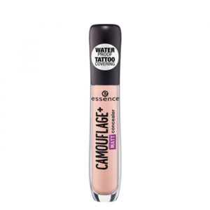 Essence Camouflage+ Matt Concealer 010 Light Rose tube packaging front view