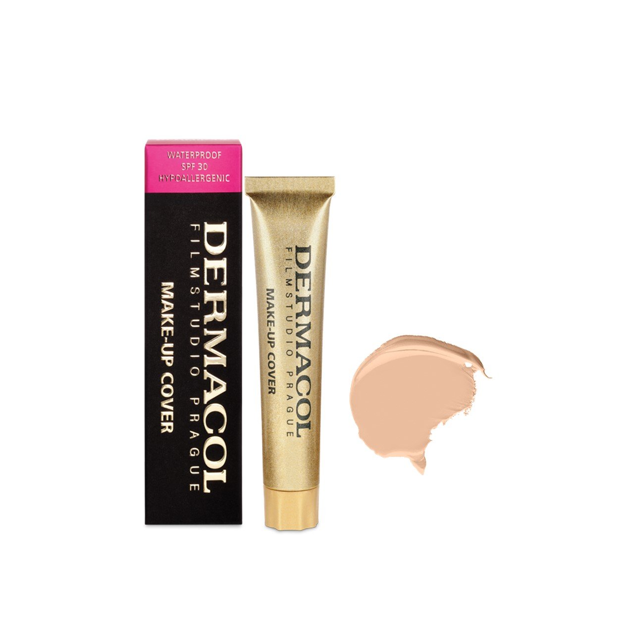 Dermacol Make-Up Cover Foundation SPF30 207 in a squeezable tube, 30g