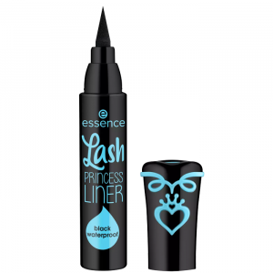 Essence Lash Princess Eyeliner in Black Waterproof – chubby black pen with cone-shaped felt tip