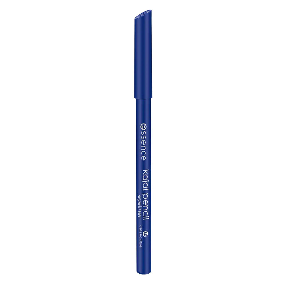 Essence Kajal Pencil Eyeliner 30 in vivid blue shade, 1g size, with sleek black packaging and blue colour tip