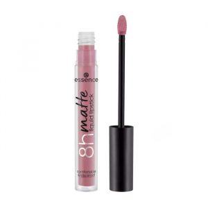 essence Liquid Lipstick 8h Matte in Cool Mauve – sleek tube packaging with mauve shade visible