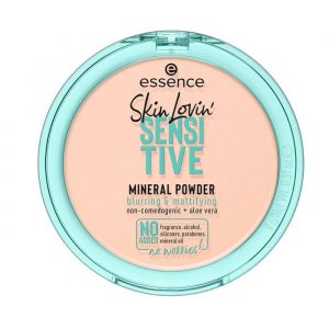 Essence Skin Lovin' Sensitive Mineral Powder 9 g in 01 Translucent, compact packaging