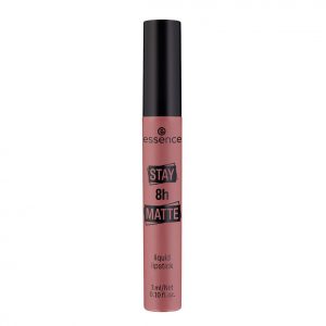Essence Stay 8H Matte Liquid Lipstick 07 Let's Chill - 3ml tube with black cap and ergonomic wand applicator