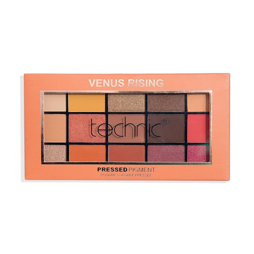Technic Pressed Pigment Eye Shadow Palette 30g Venus Rising 15 shades