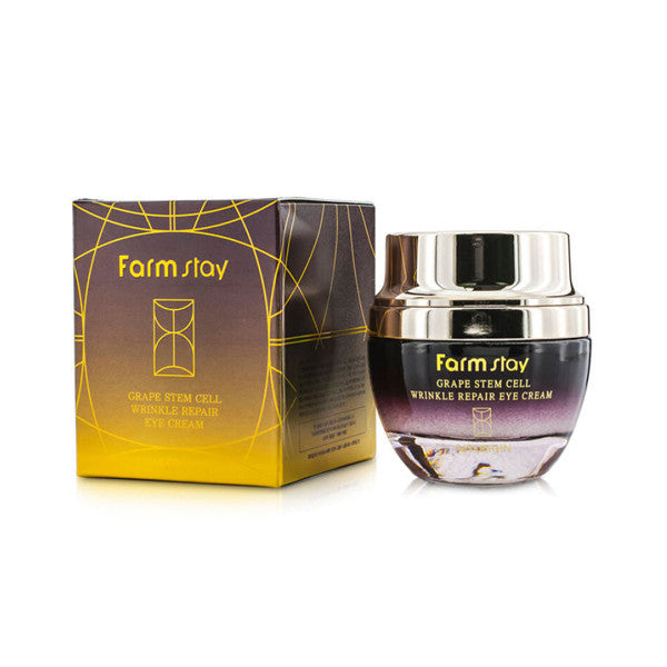 Farmstay Grape Stem Cell Eye Cream 50ml jar with silver lid