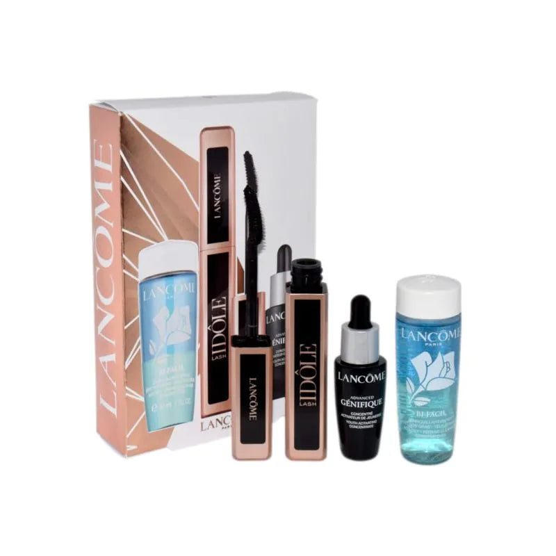 Lancôme Lash Idôle 3-Pc Set with mascara and primer in sleek rose-gold packaging