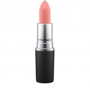 MAC Powder Kiss Lipstick in Business Casual - bullet tube with soft-focus matte finish