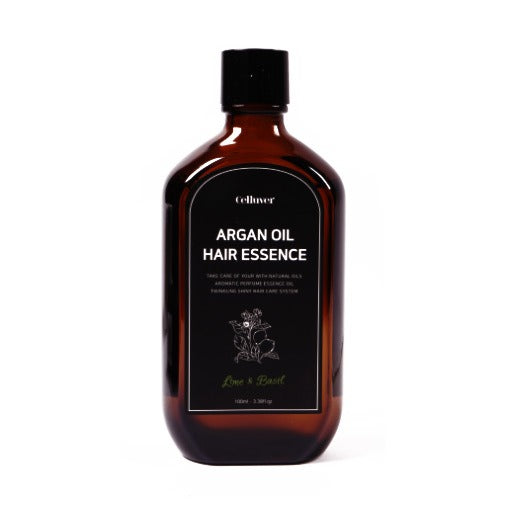 Celluver Argan Oil Hair Essence Lime & Basil 100ml front bottle