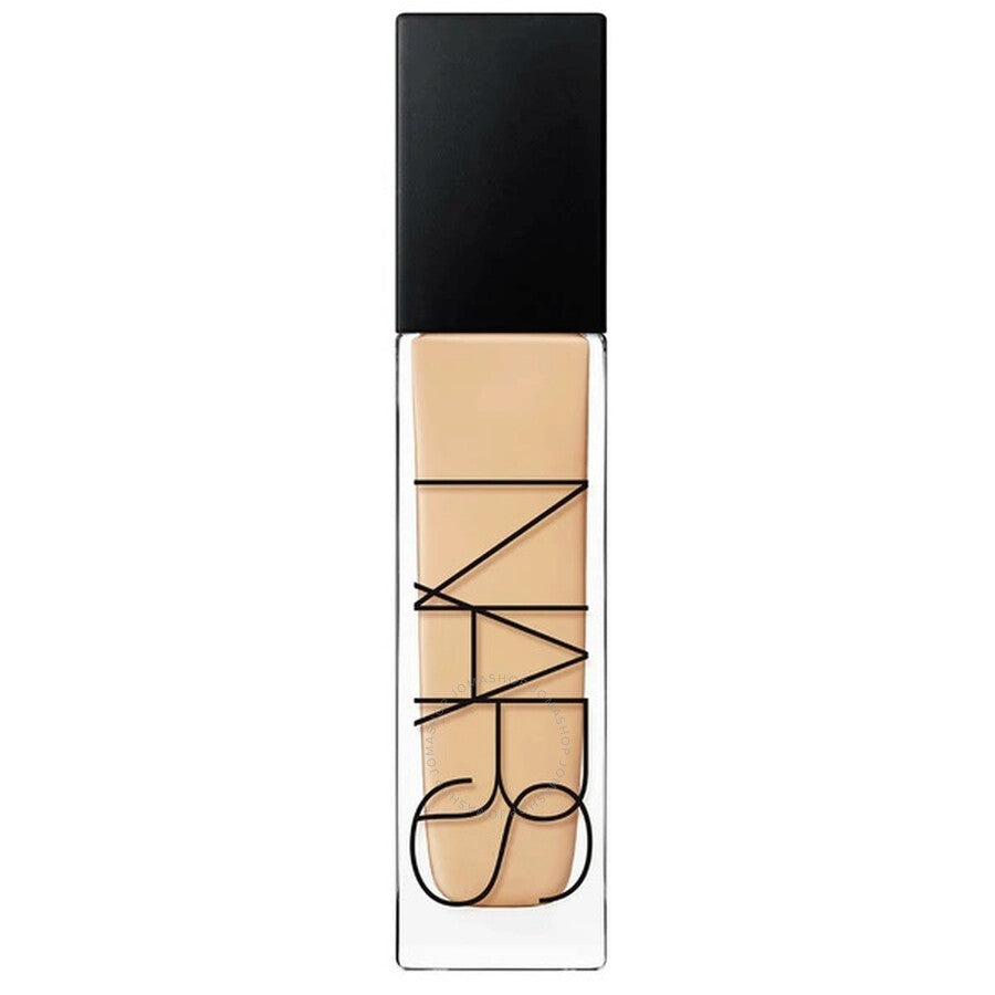 NARS Natural Radiant Longwear Foundation in Siberia shade in a sleek glass bottle with black pump