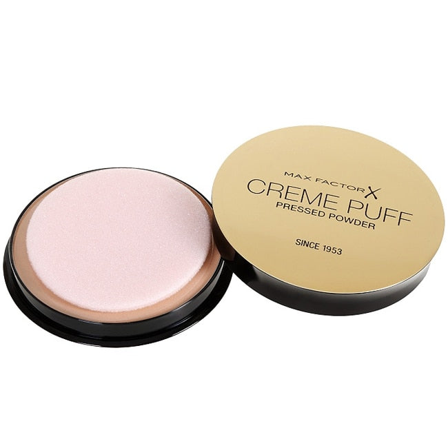 Max Factor Creme Puff Pressed Powder 81 Truly Fair compact with mirror and puff