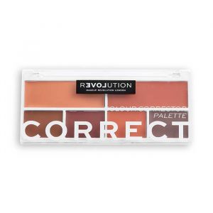 Revolution Relove Correct Me palette with six warm-toned colour correctors in a compact case