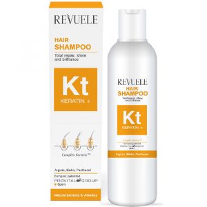 Revuele Kt Keratin + Hair Shampoo 200ml bottle front view