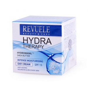 Revuele Hydra Therapy Day Cream 50ml jar on white background