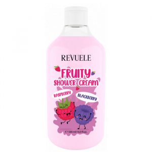 Revuele Fruity Shower Cream Raspberry and Blackberry 500ml front view