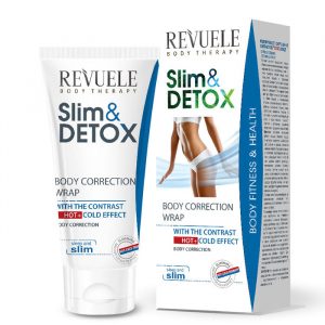 Revuele Slim Detox Correcting Body Wrap Blue 200ml tube front view