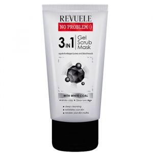 Revuele No Problem 3 in 1 Gel Scrub Mask 150ml tube packaging front view