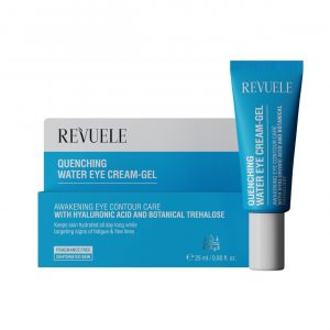 Revuele Hydro Skin Quenching 25ml hydrating gel eye contour tube packaging front view