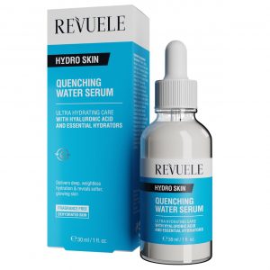 Revuele Hydro Skin Quenching Hydrating Serum Water 30 ML bottle on white background