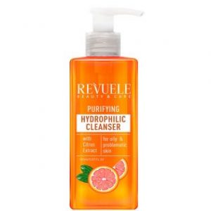 Revuele Purifying Cleanser 150ml bottle front view with citrus extract label