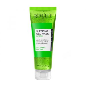 Revuele Sleeping Gel Mask Detox 80Ml jar front view