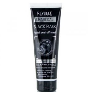 Revuele No Problem Black Mask Peel Off 80ml tube packaging front view