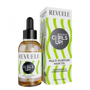 Revuele Curls Up Multi-Purpose Oil 30ml bottle front view