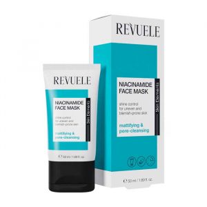 Revuele Niacinamide Face Mask 50ml tube packaging front view