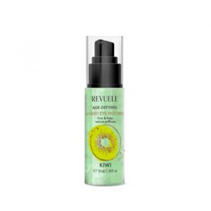 Revuele Kiwi Liquid Eye Patches 50Ml packaging with kiwi design