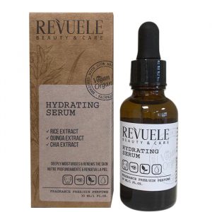 Revuele Vegan & Organic Hydrating Serum 30ml bottle front view