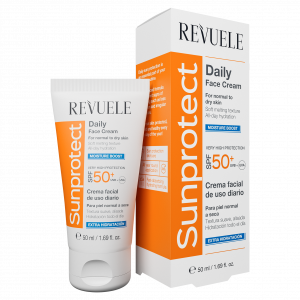 Revuele Sunprotect Daily Face Cream SPF 50+ tube packaging 50ml front view