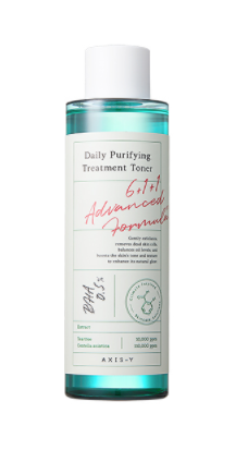 AXIS-Y Daily Purifying Treatment Toner 200ml bottle on clean white background
