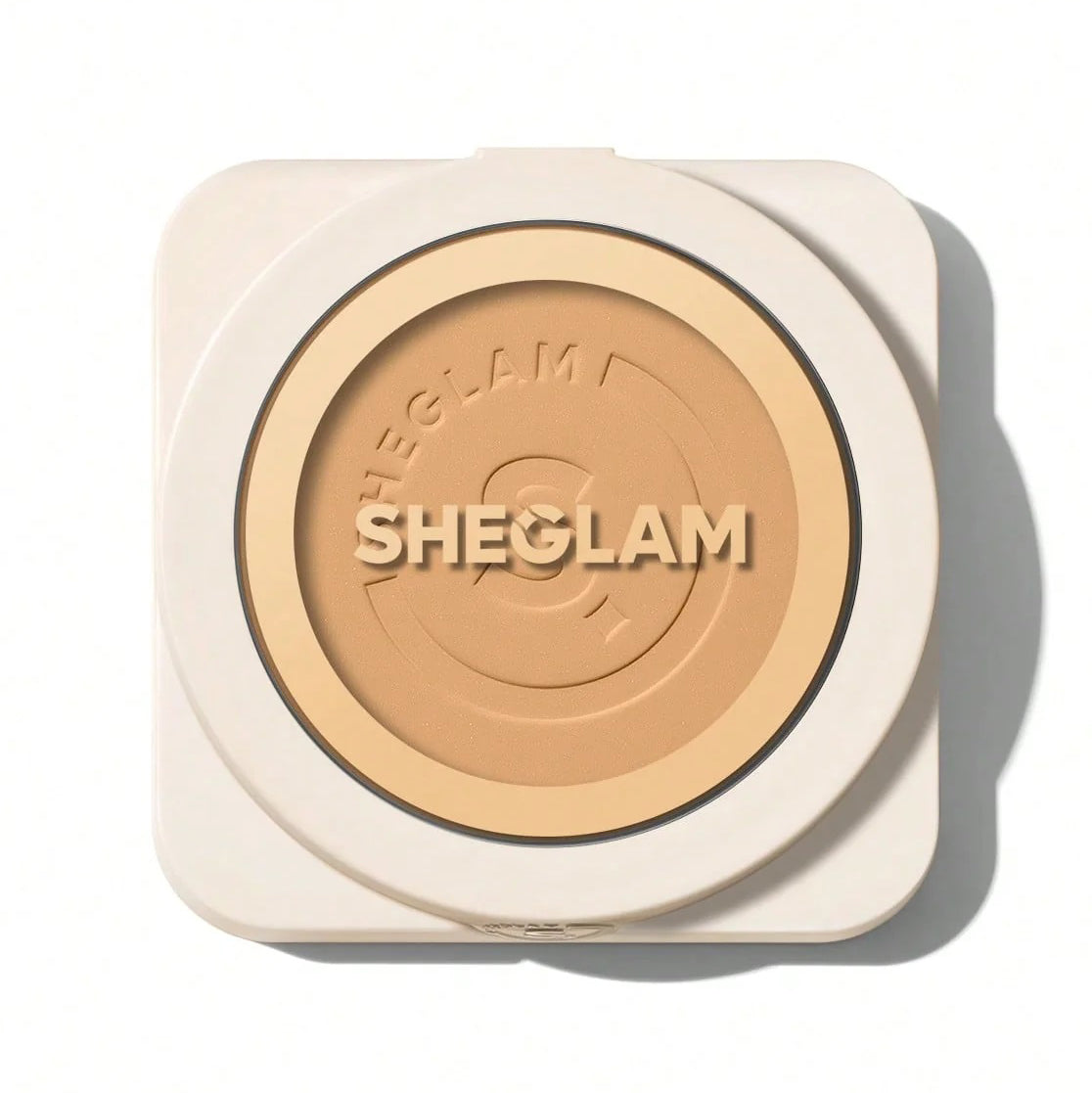 Sheglam Skin-Focus High Coverage Powder Foundation in Shell 11G, compact packaging