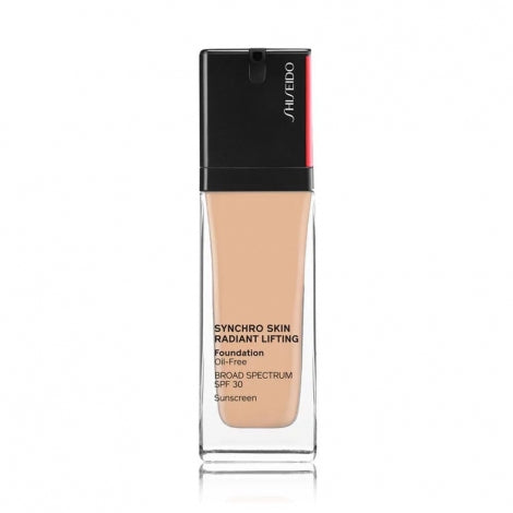 Shiseido Synchro Skin Radiant Lifting Foundation SPF 30 240 Quartz 30ml front view
