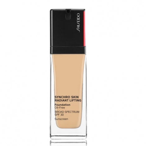 Shiseido Synchro Skin Radiant Lifting Foundation SPF 30 250 Sand 30ml front view