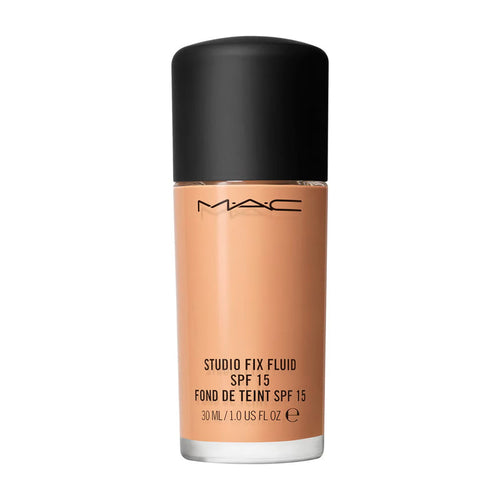 M.A.C. Studio Fix Fluid Foundation SPF 15 - NC30 - 30ml bottle with pump on white background