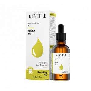 Revuele CYS Nourishing Oil Argan in a sleek glass bottle with golden oil visible
