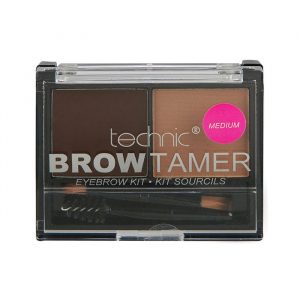 Technic Cosmetics Brow Tamer Eyebrow Kit Medium - compact palette with mirror