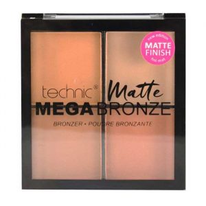 Technic Cosmetics Bronzer Palette Matte Mega Bronze – four warm matte shades in a sleek compact