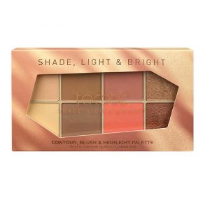 Technic Cosmetics Face Palette Shade Light & Bright 38g compact with mirror