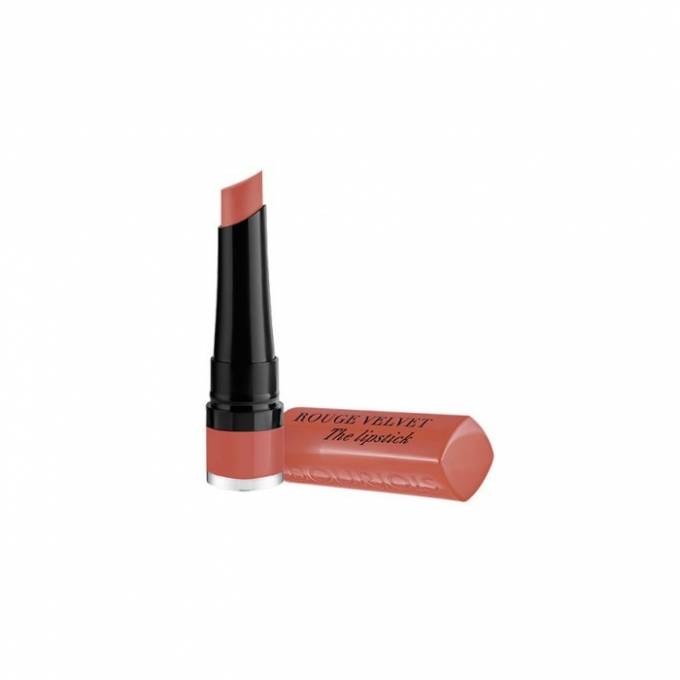 Bourjois Rouge Velvet The Lipstick No.15 Peach Tatin in matte peachy nude shade